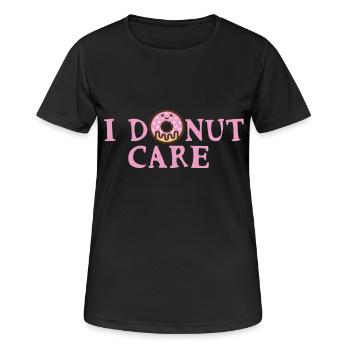 Je fais des soins - T-shirt respirant Femme - noir - Devant - AI Model Female 172 light (172cm)
