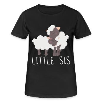 Petite soeur - T-shirt respirant Femme - noir - Devant - AI Model Female 172 light (172cm)