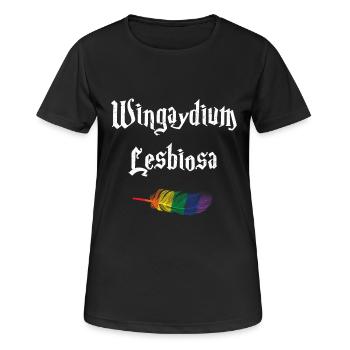 Gay Pride Gay Gay Homosexuality - Women's Breathable T-Shirt - black - Front - AI Model Female 172 light (172cm)