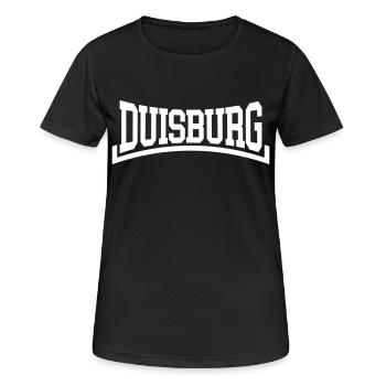 Duisbourg - T-shirt respirant Femme - noir - Devant - AI Model Female 172 light (172cm)