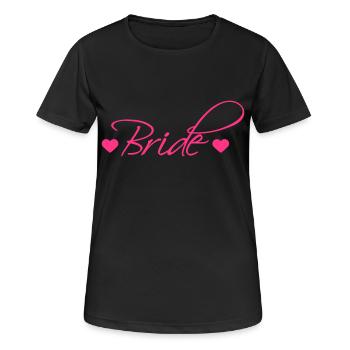 Bride - Women's Breathable T-Shirt - black - Front - AI Model Female 172 light (172cm)