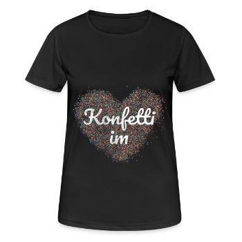 Confetti in the heart - Women's Breathable T-Shirt - black - Front - AI Model Female 172 light (172cm)