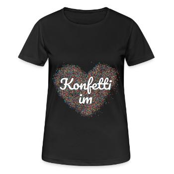 Confetti in the heart - Women's Breathable T-Shirt - black - Front - AI Model Female 172 light (172cm)