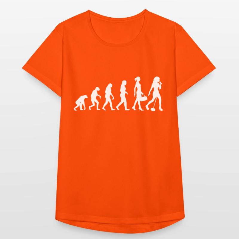 Évolution de la chanteuse de rock T-shirt respirant Femme