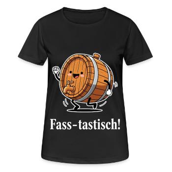 Fass-tastisch ! - Frauen T-Shirt atmungsaktiv - Schwarz - Vorne - AI Model Female 172 light (172cm)