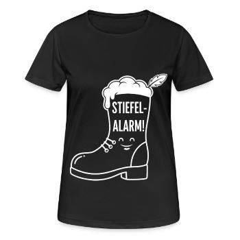 Boots Beer - Women's Breathable T-Shirt - black - Front - AI Model Female 172 light (172cm)