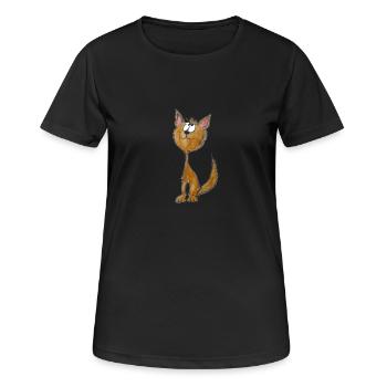 Alles ist gut! - Frauen T-Shirt atmungsaktiv - Schwarz - Vorne - AI Model Female 172 light (172cm)