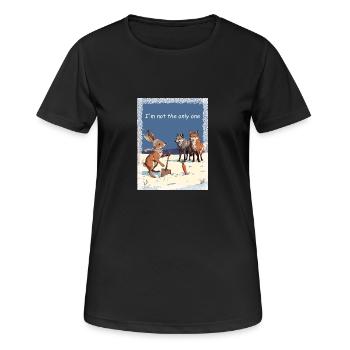L’épreuve du destin - T-shirt respirant Femme - noir - Devant - AI Model Female 172 light (172cm)