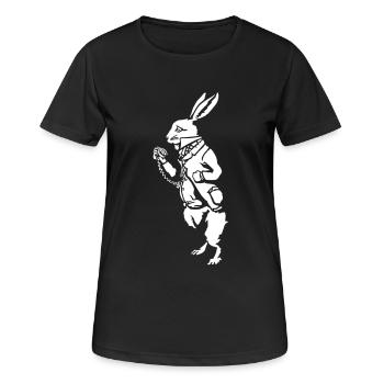Lapin - T-shirt respirant Femme - noir - Devant - AI Model Female 172 light (172cm)
