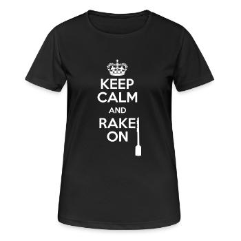 Crochetage Garder Son calme Et Ratisser Sur Le Crochetage De Serrure - T-shirt respirant Femme - noir - Devant - AI Model Female 172 light (172cm)