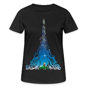Rocket dreams - Women's Breathable T-Shirt - black - Front - AI Model Female 172 light (172cm)