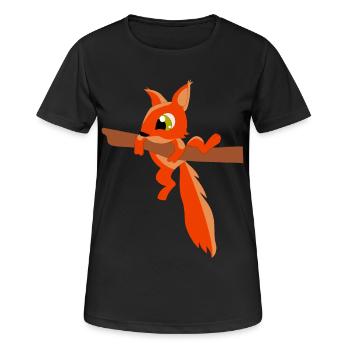 chipmunk - Women's Breathable T-Shirt - black - Front - AI Model Female 172 light (172cm)