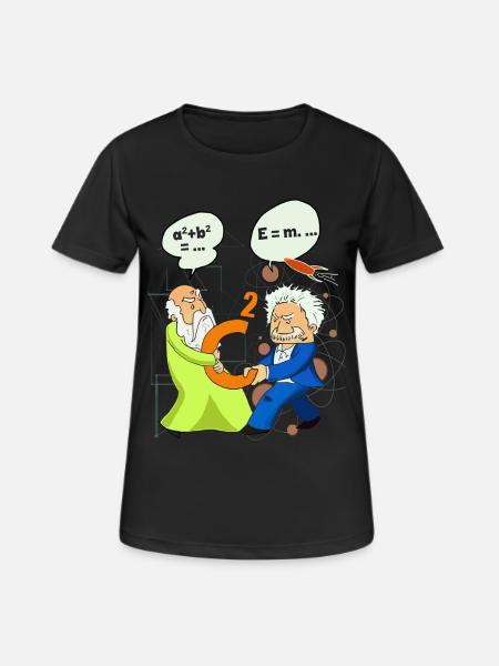 Math and Science shirt - Women's Breathable T-Shirt - black