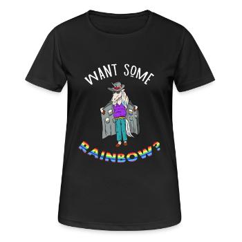UniCorn Unicorn Dealer Drugs Gras M coka deal new - Women's Breathable T-Shirt - black - Front - AI Model Female 172 light (172cm)