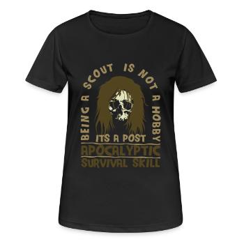 Scout Boy Scout Pfadi Summer Camp Shirt Gift - Women's Breathable T-Shirt - black - Front - AI Model Female 172 light (172cm)
