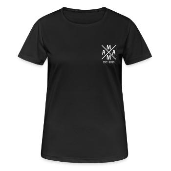 Maman 2023, Maman de la fête des mères depuis 2023 - T-shirt respirant Femme - noir - Devant - AI Model Female 172 light (172cm)