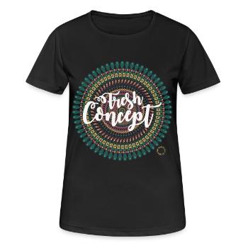Fresh Concept Mandala - Women's Breathable T-Shirt - black - Front - AI Model Female 172 light (172cm)