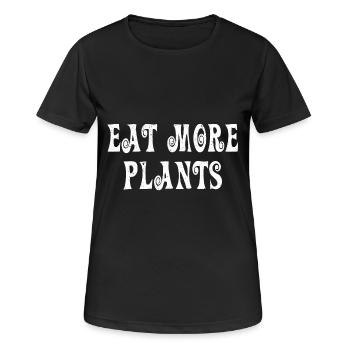 Vegan Veganer Veganerin - Frauen T-Shirt atmungsaktiv - Schwarz - Vorne - AI Model Female 172 light (172cm)