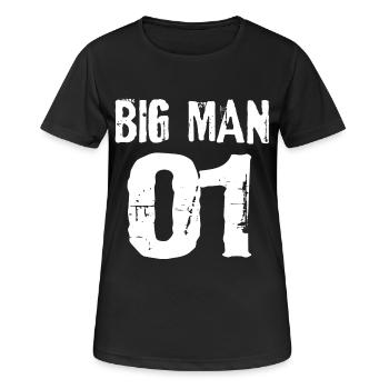 Big man, big man - Women's Breathable T-Shirt - black - Front - AI Model Female 172 light (172cm)