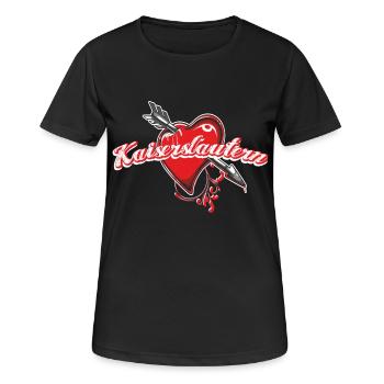 Kaiserslautern - T-shirt respirant Femme - noir - Devant - AI Model Female 172 light (172cm)