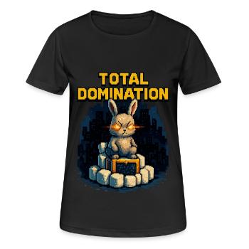 Pixel Bunny – Total Domination - Women's Breathable T-Shirt - black - Front - AI Model Female 172 light (172cm)