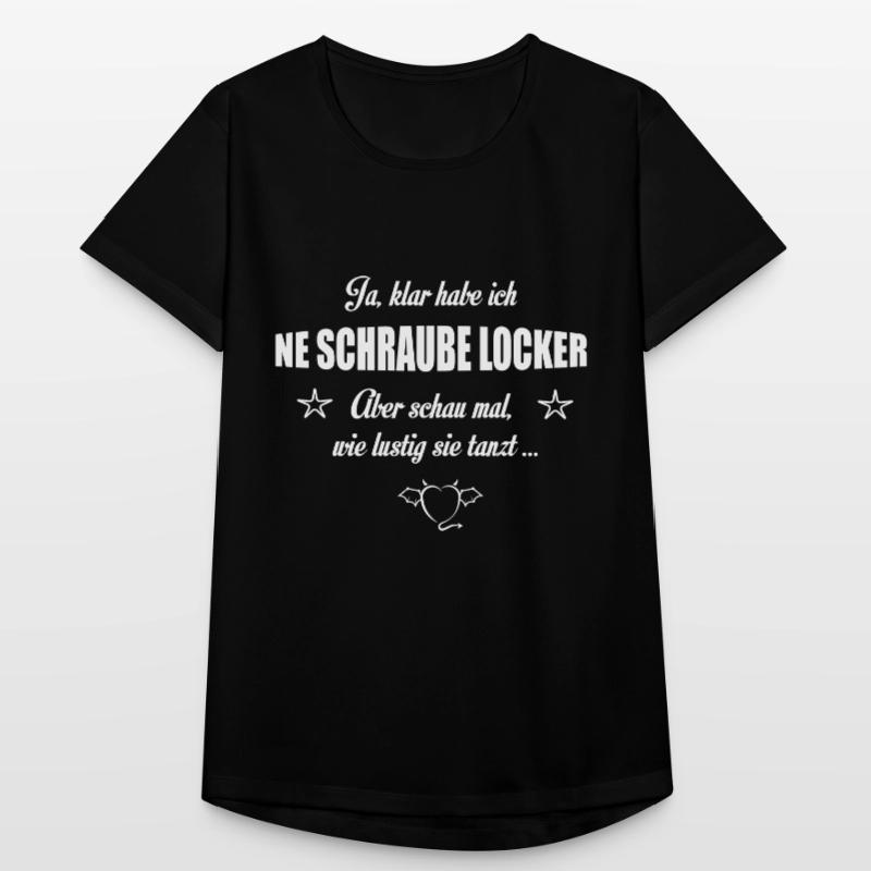 Vis desserrées T-shirt respirant Femme