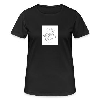 Plant - Women's Breathable T-Shirt - black - Front - AI Model Female 172 light (172cm)