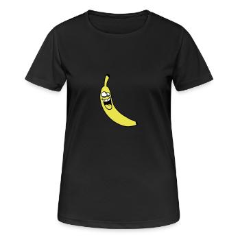 Crazy Banana - T-shirt respirant Femme - noir - Devant - AI Model Female 172 light (172cm)