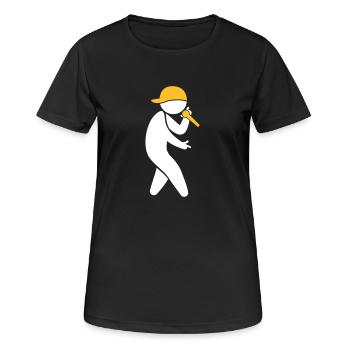 Hiphop Rapper - Women's Breathable T-Shirt - black - Front - AI Model Female 172 light (172cm)