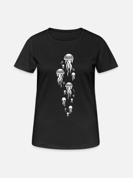 Jellyfish - Women's Breathable T-Shirt - black