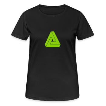 Geek - T-shirt respirant Femme - noir - Devant - AI Model Female 172 light (172cm)