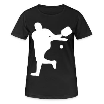 Pickleball Trend Sport Design Cadeau - T-shirt respirant Femme - noir - Devant - AI Model Female 172 light (172cm)