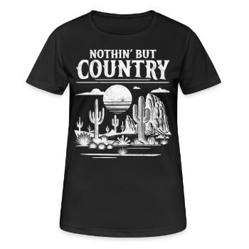 Rien que la campagne - T-shirt respirant Femme - noir - Devant - AI Model Female 172 light (172cm)