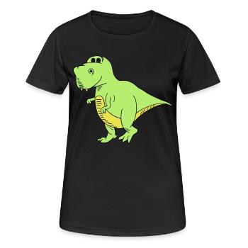 Trex - T-shirt respirant Femme - noir - Devant - AI Model Female 172 light (172cm)