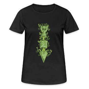 Le règne de la nature - T-shirt respirant Femme - noir - Devant - AI Model Female 172 light (172cm)