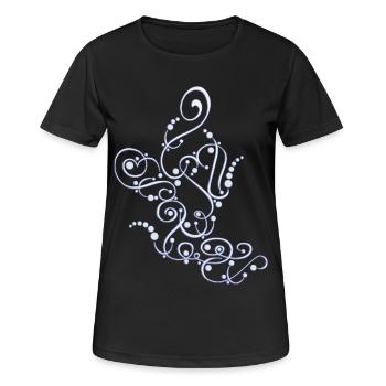 DECO 9 - T-shirt respirant Femme - noir - Devant - AI Model Female 172 light (172cm)