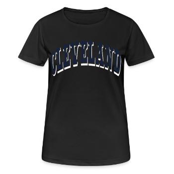 Cleveland - T-shirt respirant Femme - noir - Devant - AI Model Female 172 light (172cm)