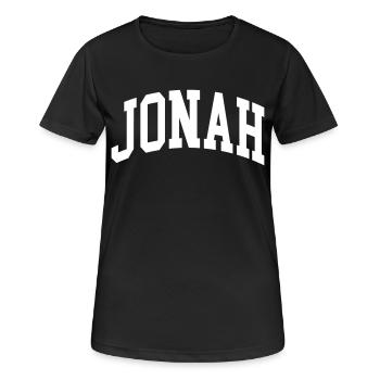 Porte-malheur - T-shirt respirant Femme - noir - Devant - AI Model Female 172 light (172cm)