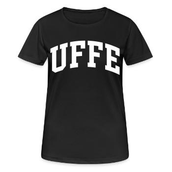 Ouf - T-shirt respirant Femme - noir - Devant - AI Model Female 172 light (172cm)