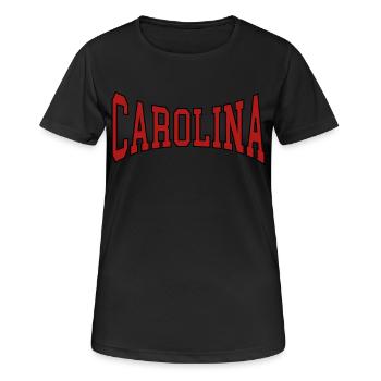 Caroline - T-shirt respirant Femme - noir - Devant - AI Model Female 172 light (172cm)
