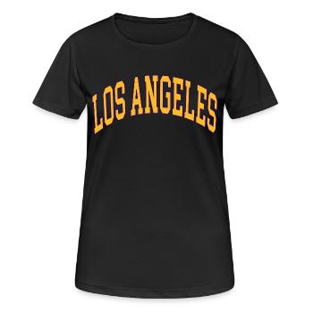 Los Angeles - Women's Breathable T-Shirt - black - Front - AI Model Female 172 light (172cm)