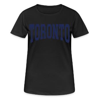 Toronto - Women's Breathable T-Shirt - black - Front - AI Model Female 172 light (172cm)