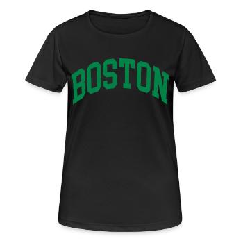 Boston - Women's Breathable T-Shirt - black - Front - AI Model Female 172 light (172cm)