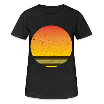 Sunshine - Women's Breathable T-Shirt - black - Front - AI Model Female 172 light (172cm)