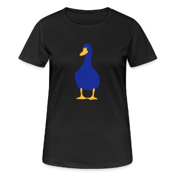 Duck - Women's Breathable T-Shirt - black - Front - AI Model Female 172 light (172cm)