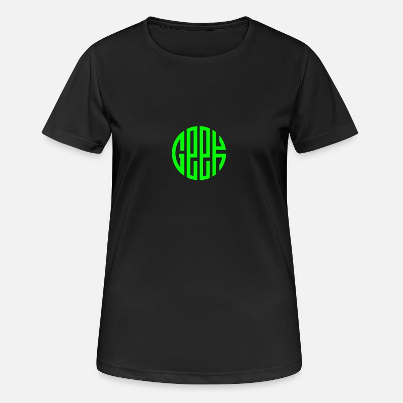 Geek - Women's Breathable T-Shirt - black