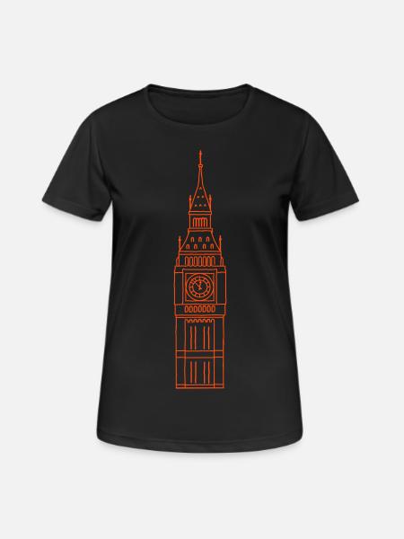 Big Ben London - Women's Breathable T-Shirt - black