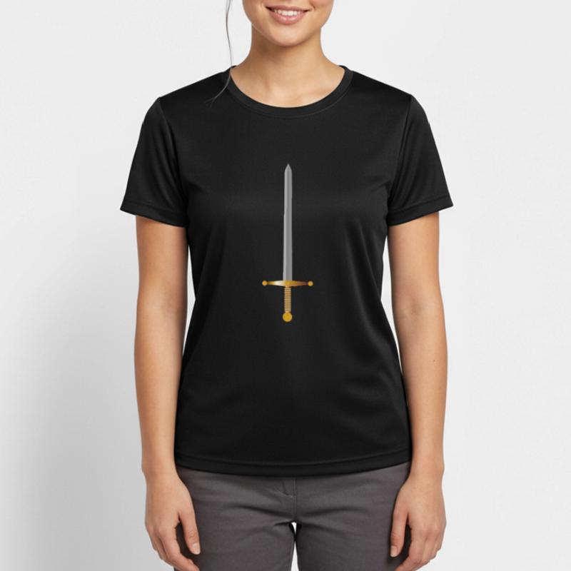 épée épée de chevalier chevalier armor184 T-shirt respirant Femme