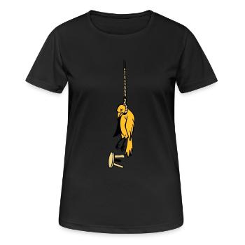Oiseau mort - T-shirt respirant Femme - noir - Devant - AI Model Female 172 light (172cm)