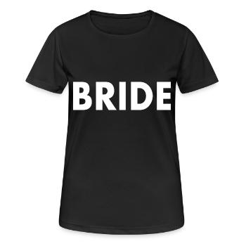 Bride - Women's Breathable T-Shirt - black - Front - AI Model Female 172 light (172cm)